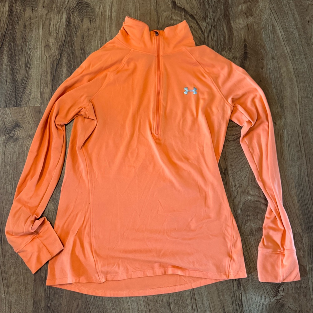 Under Armour Women's Orange Quarter-Zip